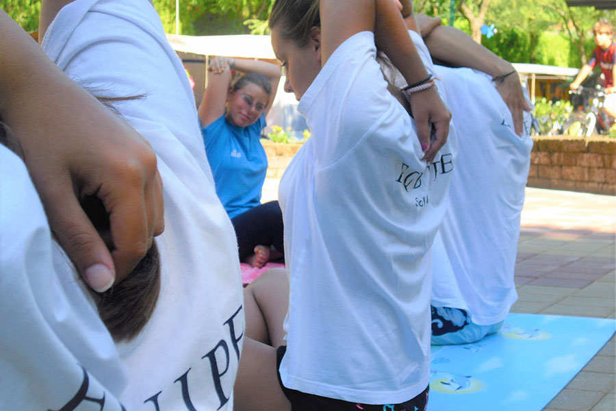 Ginnastica con animatori