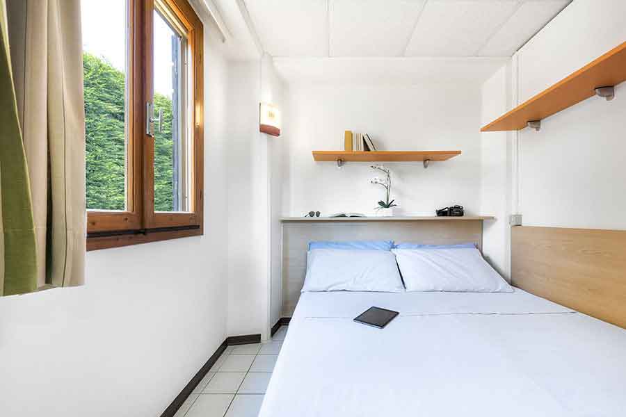 Double bedroom of the bungalow