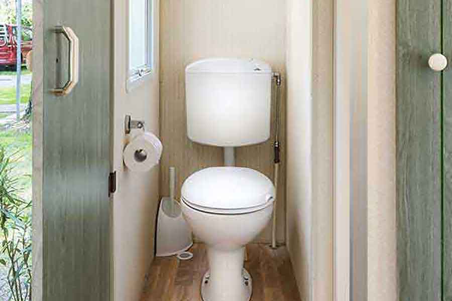 Bagno della casa mobile