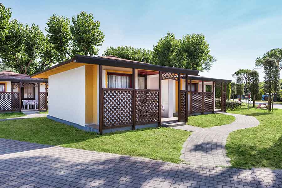 Bungalow immerso del verde