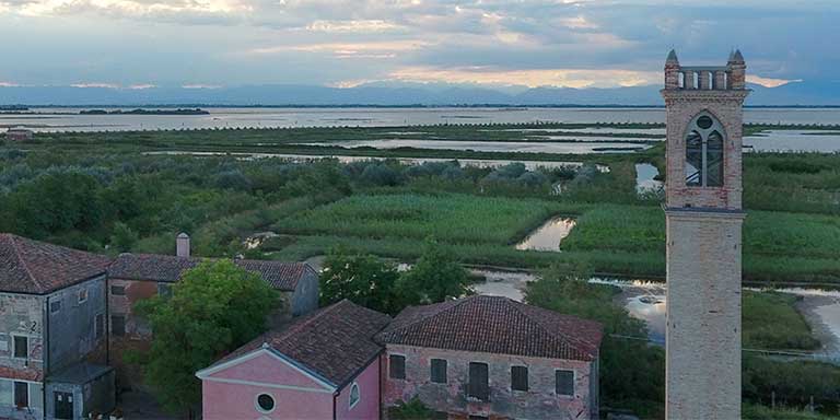 Foto dall’alto di Cavallino Treporti
